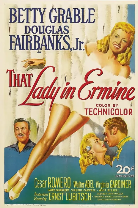 Framed Print : THAT LADY IN ERMINE, from left: Cesar Romero, Betty Grable, Betty Grable, Douglas Fairbanks Jr. 1948, TM and Copyright 20th Century Fox Film Corp Framed Print : THAT LADY IN ERMINE, from left: Cesar Romero, Betty Grable, Betty Grable, Douglas Fairbanks Jr. 1948, TM and Copyright 20th Century Fox Film Corp