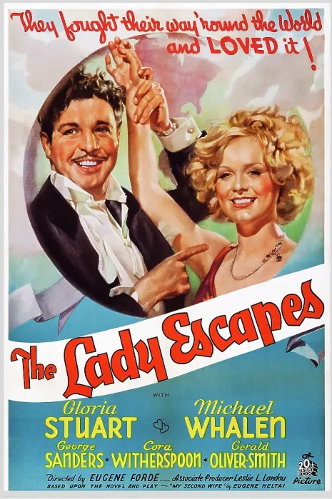 Framed Print : THE LADY ESCAPES, from left: Michael Whalen, Gloria Stuart, 1937, TM and Copyright 20th Century Fox Film Corp. All rights reserved. / courtesy Everett Collection