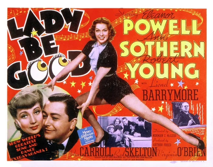 Framed Print : LADY BE GOOD, Ann Sothern, Robert Young, Eleanor Powell, Red Skelton, Lionel Barrymore, 1941 Framed Print : LADY BE GOOD, Ann Sothern, Robert Young, Eleanor Powell, Red Skelton, Lionel Barrymore, 1941