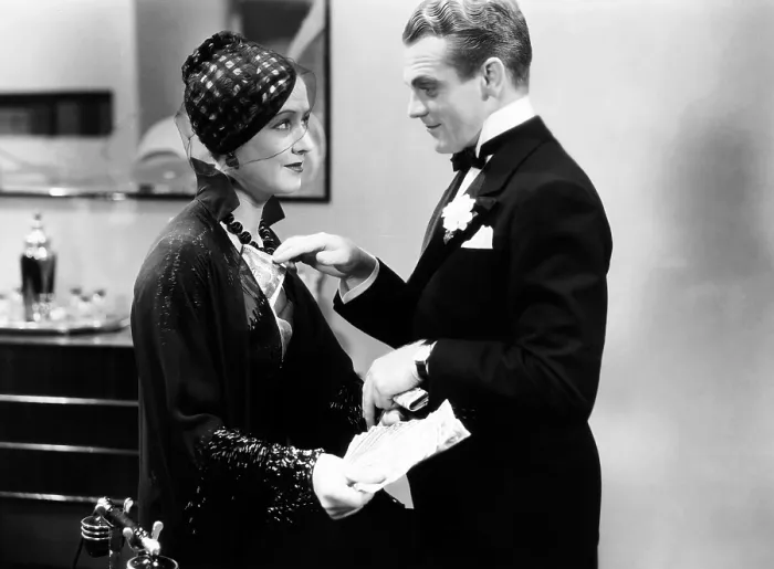 Framed Print : LADY KILLER, from left, Mae Clarke, James Cagney, 1933
