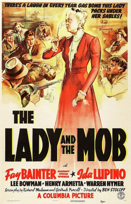Framed Print : THE LADY AND THE MOB, US poster art, Ida Lupino (top left), Fay Bainter (center in red), Henry Armetta (lower right) Framed Print : THE LADY AND THE MOB, US poster art, Ida Lupino (top left), Fay Bainter (center in red), Henry Armetta (lower right)