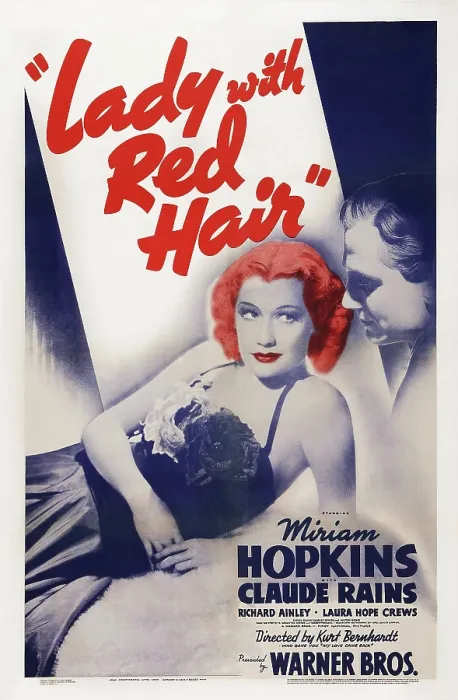 Framed Print : LADY WITH RED HAIR, from left: Miriam Hopkins, Claude Rains, 1940 Framed Print : LADY WITH RED HAIR, from left: Miriam Hopkins, Claude Rains, 1940
