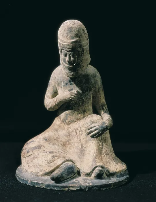 Framed Print : Lady in trip dress. 581-618. Chinese art. Sui period. Terra-cotta. FRANCE. Paris. Guimet Museum. - BeBa / Iberfoto / Everett Collection (134316)**US SALES ONLY** Framed Print : Lady in trip dress. 581-618. Chinese art. Sui period. Terra-cotta. FRANCE. Paris. Guimet Museum. - BeBa / Iberfoto / Everett Collection (134316)**US SALES ONLY**