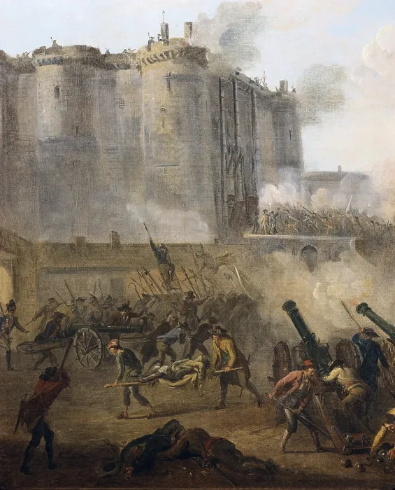 Framed Print : LALLEMAND, Jean Baptiste (1716-1803). 'La prise de la Bastille, le 14 juillet 1789' (Storming of the Bastille, July 14th 1789). Oil on canvas. FRANCE. Paris Framed Print : LALLEMAND, Jean Baptiste (1716-1803). 'La prise de la Bastille, le 14 juillet 1789' (Storming of the Bastille, July 14th 1789). Oil on canvas. FRANCE. Paris