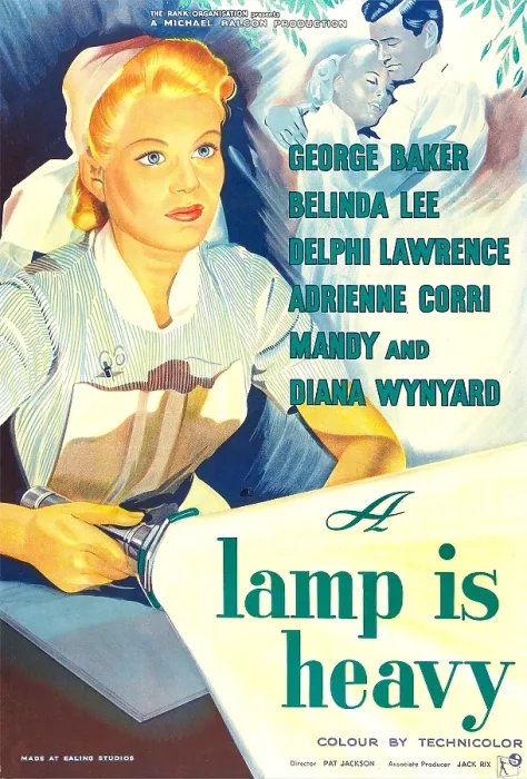 Framed Print : A LAMP IS HEAVY, (aka THE FEMININE TOUCH, aka THE GENTLE TOUCH), British poster, Belinda Lee, George Baker, 1956