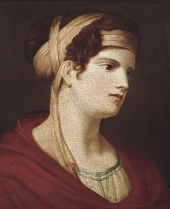 Framed Print : LAMPI, Giovanni Battista (1751-1830). Countess Therese Brunswick. beg. 19th c. Countess who inspired Ludwig van Beethoven for his 'Moonlight' sonata, Op. 27 n2