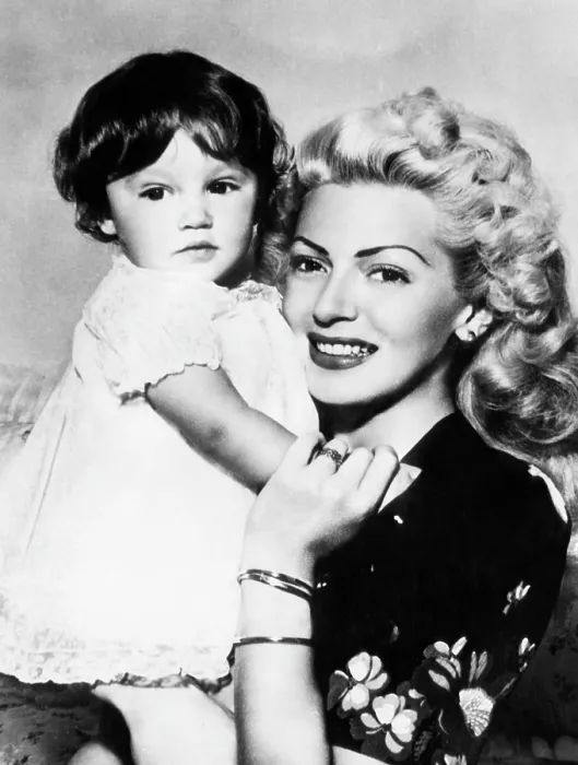 Framed Print : Lana Turner (right), and daughter Cheryl Crane, July 8, 1945. Courtesy: CSU Archives / Everett Collection