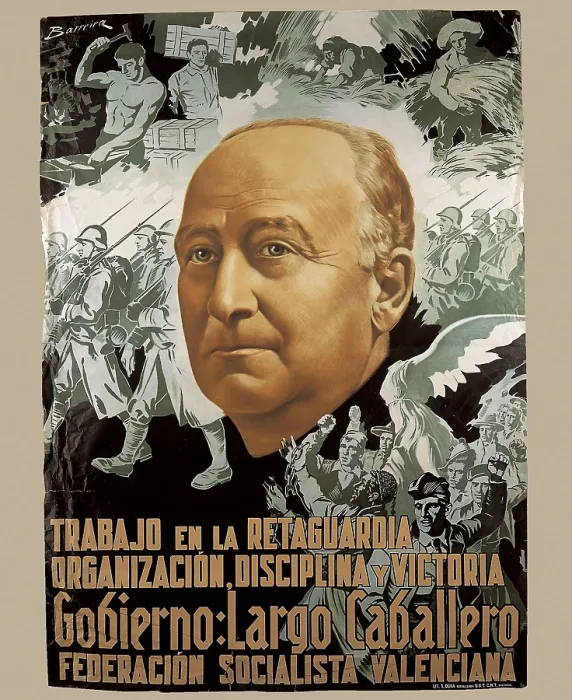 Framed Print : LARGO CABALLEROFrancisco (1869-1946). Spanish socialist politician. Propaganda poster of the Valencian Socialist Federation. SPAIN. Salamanca. Archivo Histrico Nacional Framed Print : LARGO CABALLEROFrancisco (1869-1946). Spanish socialist politician. Propaganda poster of the Valencian Socialist Federation. SPAIN. Salamanca. Archivo Histrico Nacional