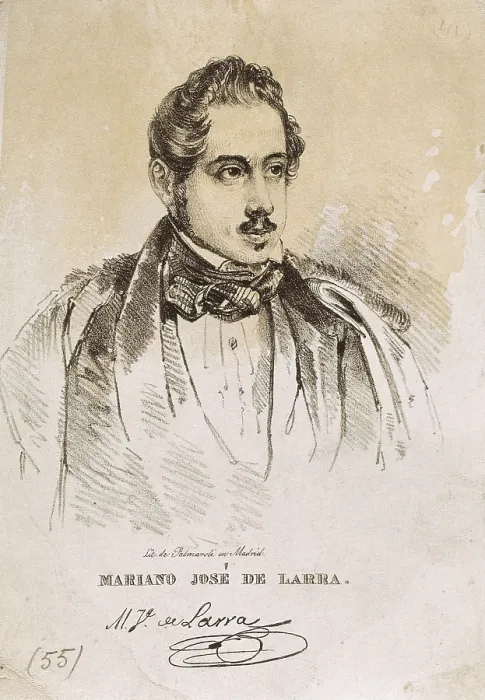 Framed Print : LARRA, Mariano Jos de (1809-1837). Spanish romantic writer and journalist. Litography. SPAIN. Madrid. Romantic Museum. AISA / Everett Collection**US SALES ONLY**