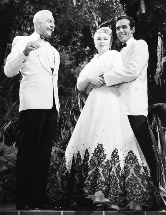 Framed Print : LATIN LOVERS, from left: Louis Calhern, Lana Turner, Ricardo Montalban, 1953 Framed Print : LATIN LOVERS, from left: Louis Calhern, Lana Turner, Ricardo Montalban, 1953