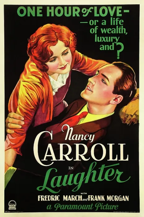 Framed Print : LAUGHTER, US poster art, from left: Nancy Carroll, Fredric March, 1930 Framed Print : LAUGHTER, US poster art, from left: Nancy Carroll, Fredric March, 1930