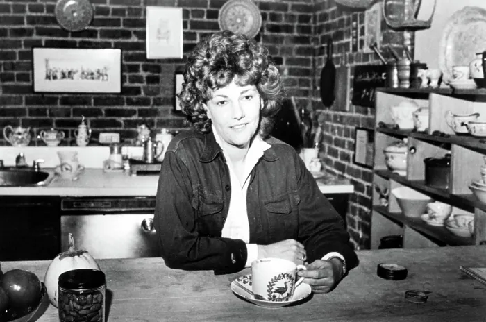Framed Print : Laurie Colwin, author, 1978. Photo credit: Darleen Rubin'. Courtesy: CSU Archives  /  Everett Collection
