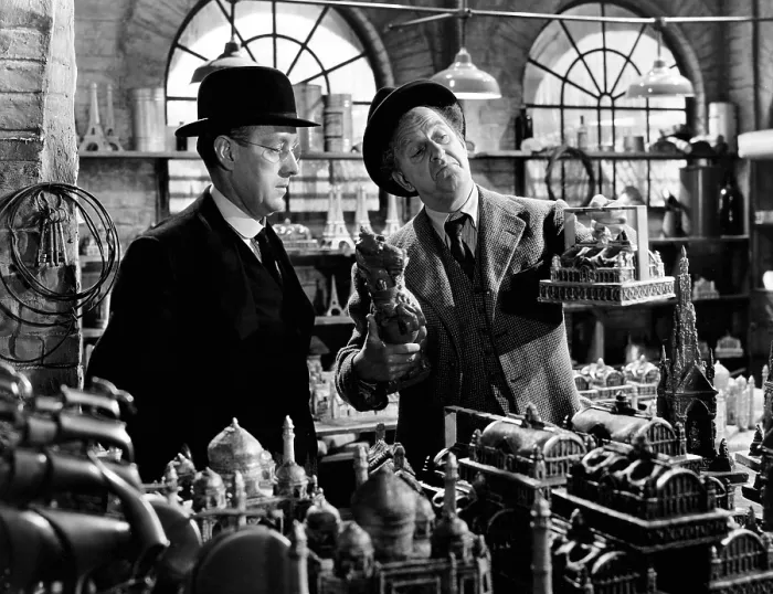 Framed Print : THE LAVENDER HILL MOB, Alec Guinness, Stanley Holloway, 1951
