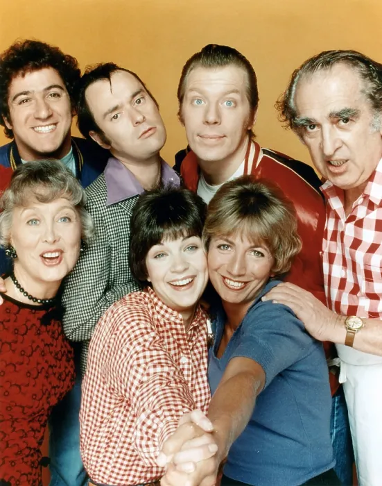 Framed Print : LAVERNE AND SHIRLEY, Eddie Mekka, Betty Garrett, David L. Lander, Cindy Williams, Michael McKean, Penny Marshall, Phil Foster, 1976-1983 Framed Print : LAVERNE AND SHIRLEY, Eddie Mekka, Betty Garrett, David L. Lander, Cindy Williams, Michael McKean, Penny Marshall, Phil Foster, 1976-1983