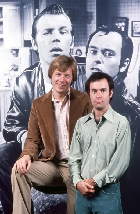 Framed Print : LAVERNE & SHIRLEY, from left: Michael McKean, David L. Lander, 1976-1983