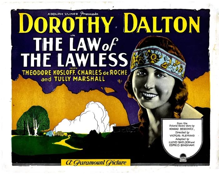 Framed Print : LAW OF THE LAWLESS, Dorothy Dalton, 1923