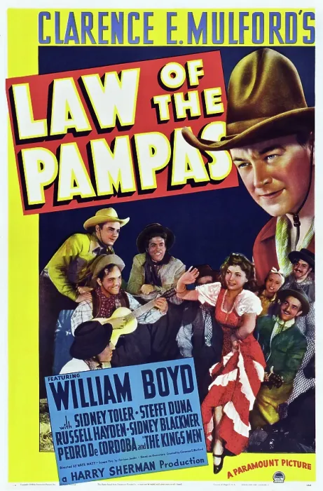 Framed Print : LAW OF THE PAMPAS, William Boyd, 1939 Framed Print : LAW OF THE PAMPAS, William Boyd, 1939