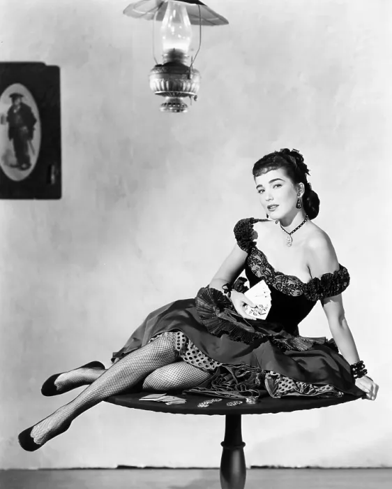Framed Print : THE LAWLESS BREED, Julie Adams, 1953