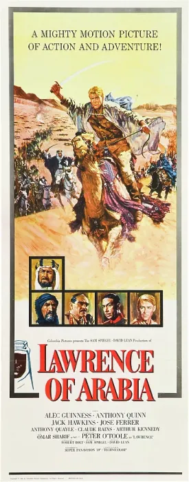 Framed Print : LAWRENCE OF ARABIA, top: Peter O'Toole, bottom from top left: Alec Guinness, Anthony Quinn, Jack Hawkins, Jose Ferrer, Peter O'Toole, 1962 Framed Print : LAWRENCE OF ARABIA, top: Peter O'Toole, bottom from top left: Alec Guinness, Anthony Quinn, Jack Hawkins, Jose Ferrer, Peter O'Toole, 1962