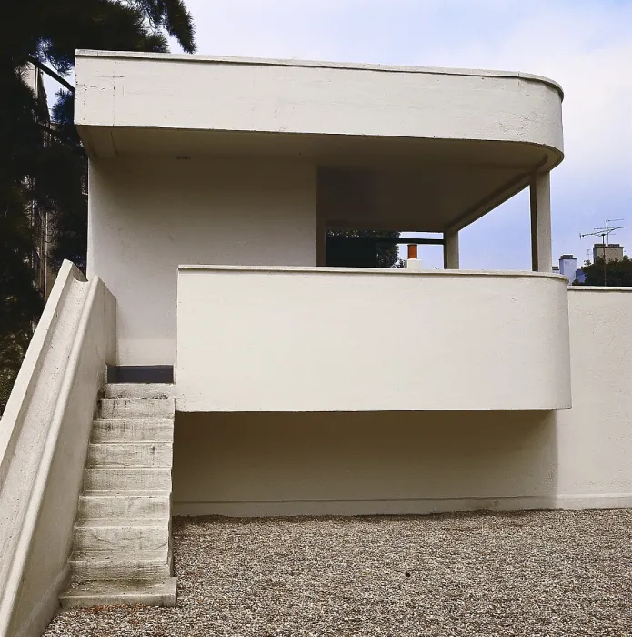 Framed Print : LE CORBUSIER, Charles-douard Jeanneret, named (1887-1965). La Roche-Jeanneret Villa. FRANCE. Paris. La Roche-Jeanneret Villa. Terrace. Rationalism. Architecture