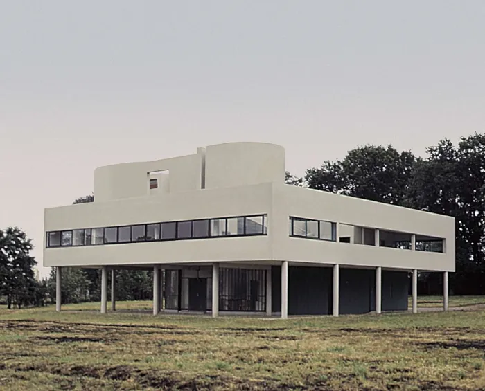Framed Print : LE CORBUSIER, Charles-douard Jeanneret, named (1887-1965). Villa Savoye. 1928-1931. FRANCE. Poissy. Ville Savoye. Rationalism. Architecture