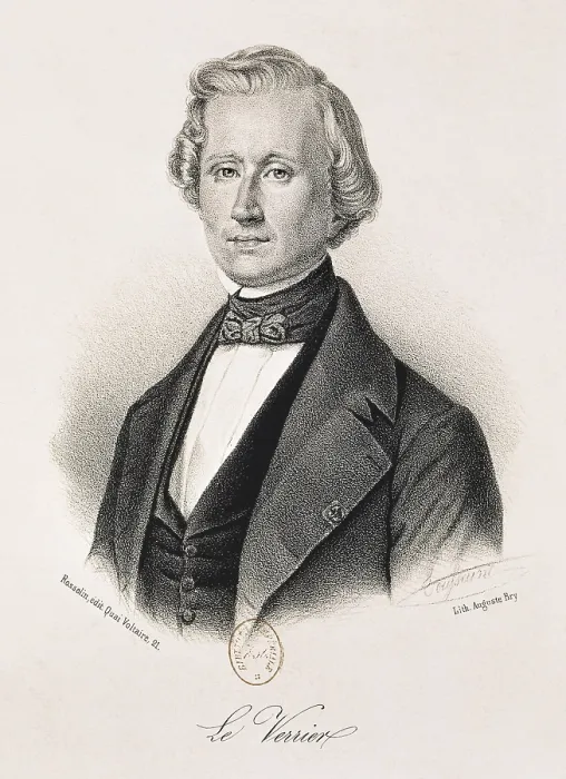 Framed Print : Le Verrier, Urbain-Jean-Joseph (1811-1877). Litography. FRANCE. Paris. National Library. AISA / Everett Collection**US SALES ONLY**
