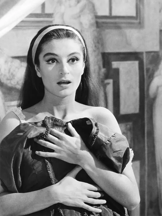 Framed Print : LE VOCI BIANCHE, (aka WHITE VOICES, aka UNDERCOVER ROGUE), Anouk Aimee, 1964 Framed Print : LE VOCI BIANCHE, (aka WHITE VOICES, aka UNDERCOVER ROGUE), Anouk Aimee, 1964