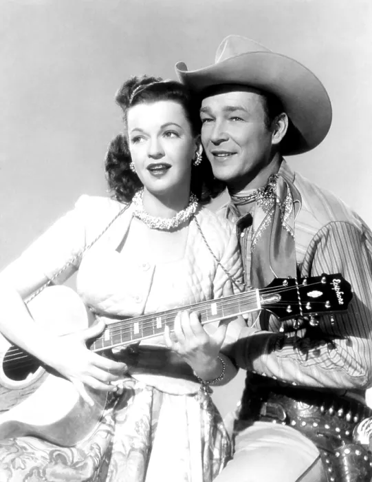 Framed Print : From left, Dale Evans, Roy Rogers, ca. mid-1940s