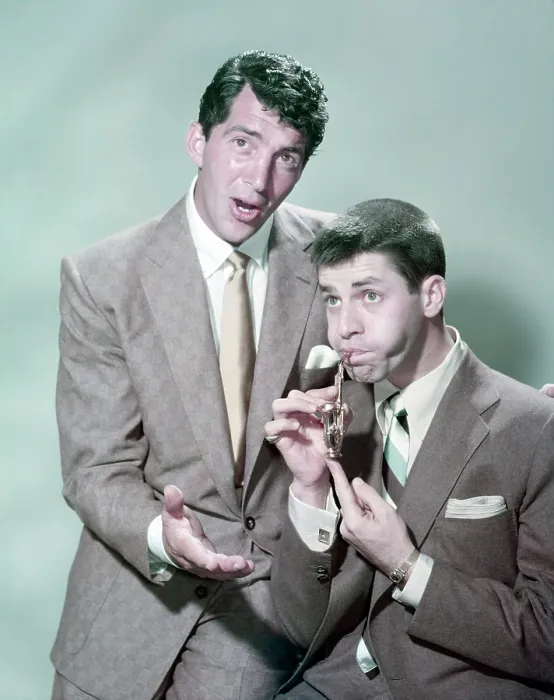 Framed Print : From left: Dean Martin, Jerry Lewis, ca. early 1950s