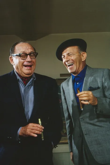 Framed Print : From left: Jack Benny, George Burns, 1964