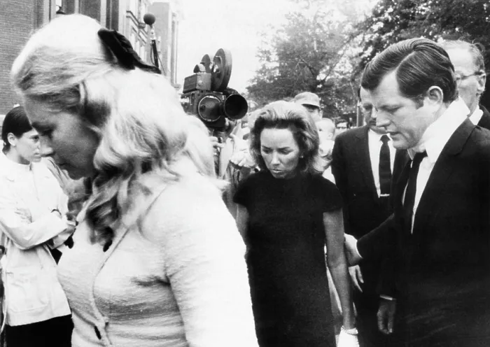 Framed Print : From left, Joan Kennedy, Ethel Kennedy, Edward Kennedy, at funeral of Mary Jo Kopechne, St