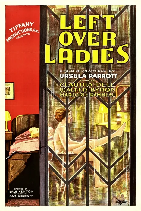 Framed Print : LEFT OVER LADIES, poster art, 1931
