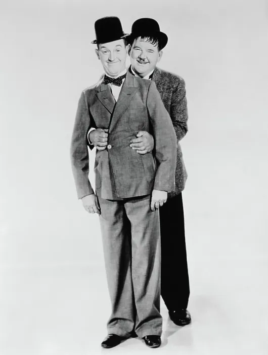 Framed Print : From left: Stan Laurel, Oliver Hardy, 1930s Framed Print : From left: Stan Laurel, Oliver Hardy, 1930s