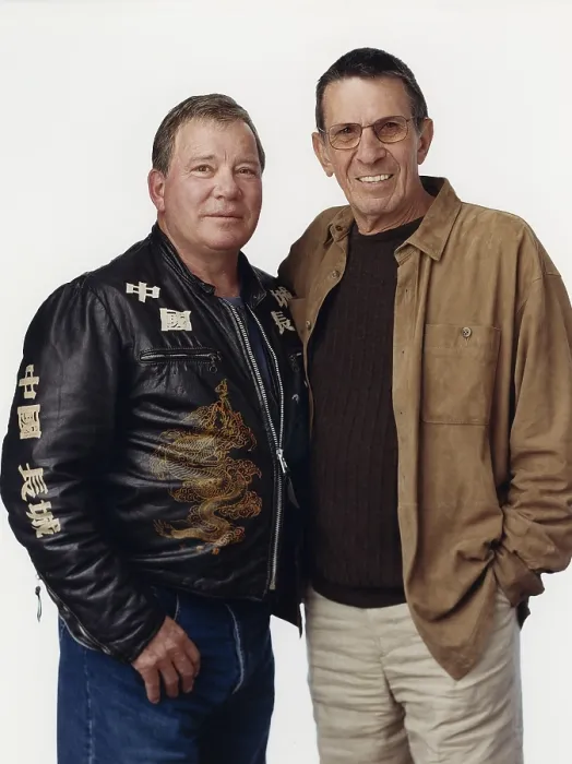 Framed Print : From left, William Shatner, Leonard Nimoy, 2002 Framed Print : From left, William Shatner, Leonard Nimoy, 2002