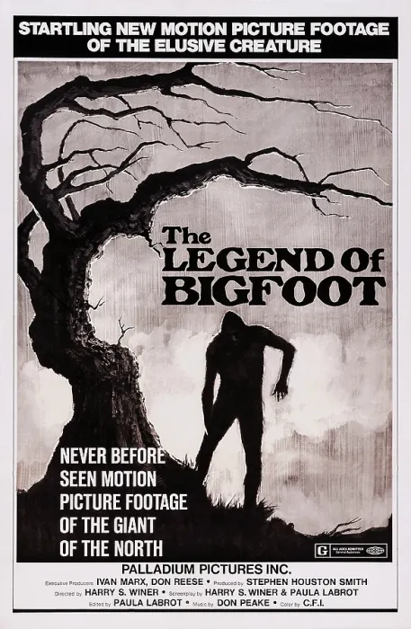 Framed Print : THE LEGEND OF BIGFOOT, US poster art, 1976 Framed Print : THE LEGEND OF BIGFOOT, US poster art, 1976
