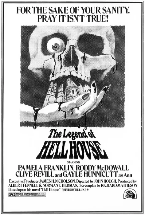 Framed Print : THE LEGEND OF HELL HOUSE, 1973. TM and Copyright 20th Century Fox Film Corp. All rights reserved. Courtesy: Everett Collection