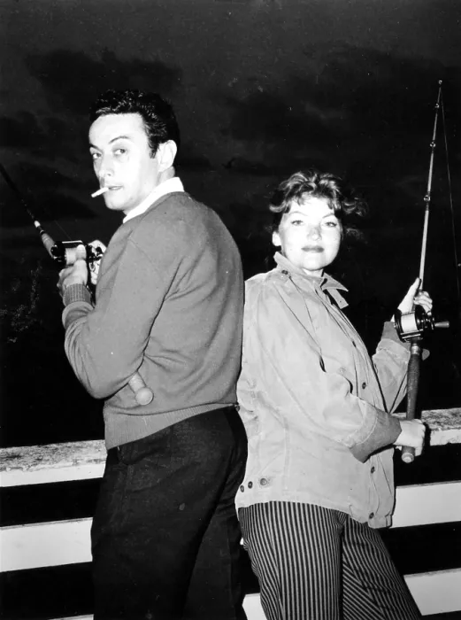 Framed Print : LENNY BRUCE, with his wife Honey Harlow, 1959, Photo: Everett Collection / CSU Archives Framed Print : LENNY BRUCE, with his wife Honey Harlow, 1959, Photo: Everett Collection / CSU Archives