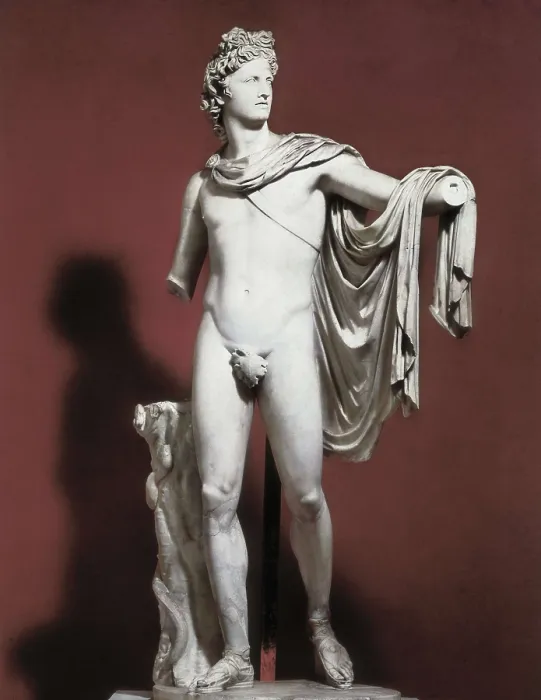 Framed Print : LEOCARES, (4th C. BC). Apollo Belvedere. 4th c. BC. Roman copy. Classical Greek art. Sculpture on marble. VATICAN CITY. Vatican Museums. AISA / Everett Collection**US SALES ONLY** Framed Print : LEOCARES, (4th C. BC). Apollo Belvedere. 4th c. BC. Roman copy. Classical Greek art. Sculpture on marble. VATICAN CITY. Vatican Museums. AISA / Everett Collection**US SALES ONLY**