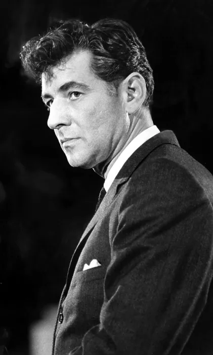 Framed Print : Leonard Bernstein (1918-1990) American composer & conductor, 1958. Courtesy: CSU Archives  /  Everett Collection