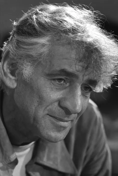 Framed Print : Leonard Bernstein listening to his Mass during a rehearsal, Sept. 1, 1971. Commissioned by Jacqueline Kennedy, it premiered on Sept