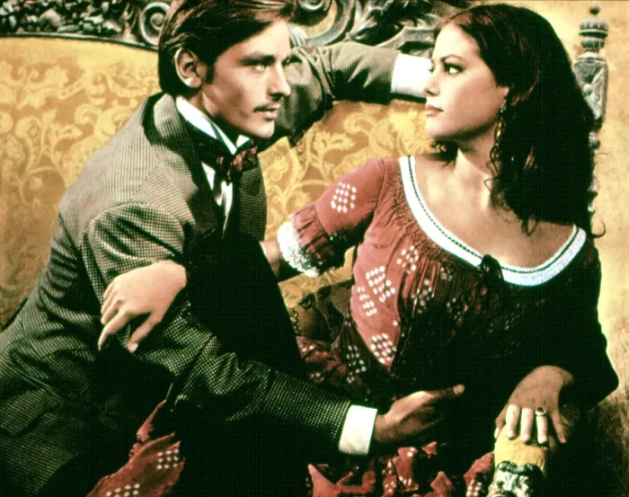 Framed Print : THE LEOPARD, (aka IL GATTOPARDO), Alain Delon, Claudia Cardinale, 1963 TM and Copyright 20th Century Fox Film Corp. All rights reserved. Courtesy: Everett Collection
