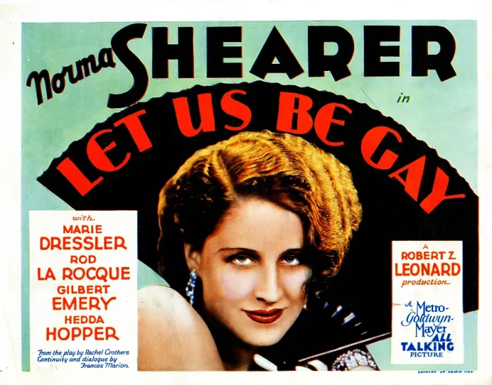 Framed Print : LET US BE GAY, Norma Shearer, 1930