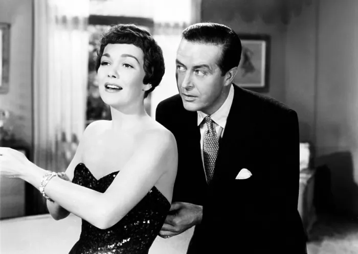 Framed Print : LET'S DO IT AGAIN, from left, Jane Wyman, Ray Milland, 1953