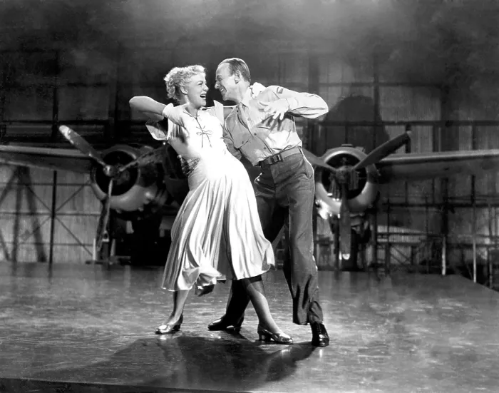 Framed Print : LET'S DANCE, Betty Hutton, Fred Astaire, 1950