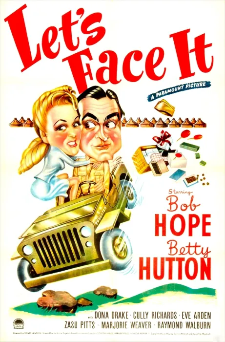 Framed Print : LET'S FACE IT, US poster, Betty Hutton, Bob Hope, 1943