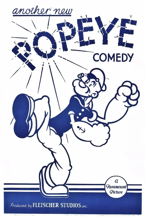 Framed Print : LET'S SING WITH POPEYE, (aka Popeye stock poster art), poster, 1934