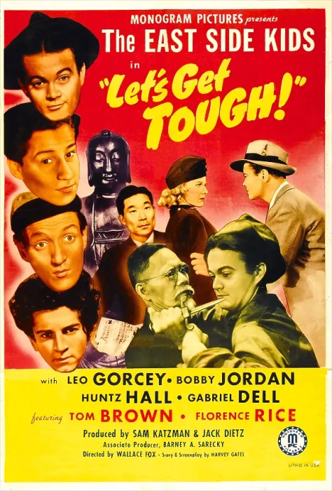 Framed Print : LET'S GET TOUGH!, left from top: Leo Gorcey, Bobby Jordan, Huntz Hall, Gabriel Dell (aka The East Side Kids), 1942