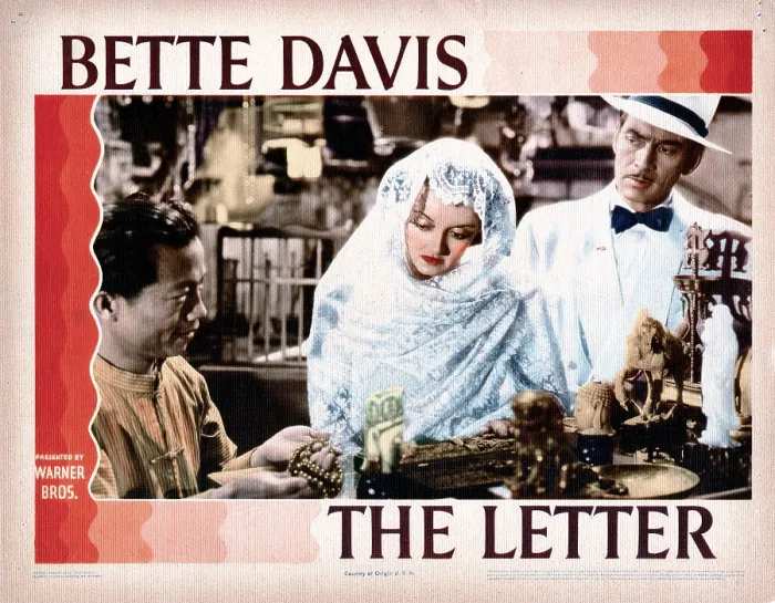 Framed Print : THE LETTER, center and right, Bette Davis, James Stephenson, 1940