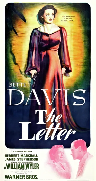 Framed Print : THE LETTER, US poster art, Bette Davis, 1940 Framed Print : THE LETTER, US poster art, Bette Davis, 1940