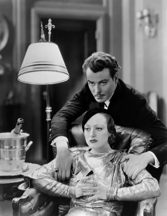 Framed Print : LETTY LYNTON, Joan Crawford (front), Nils Asther, 1932